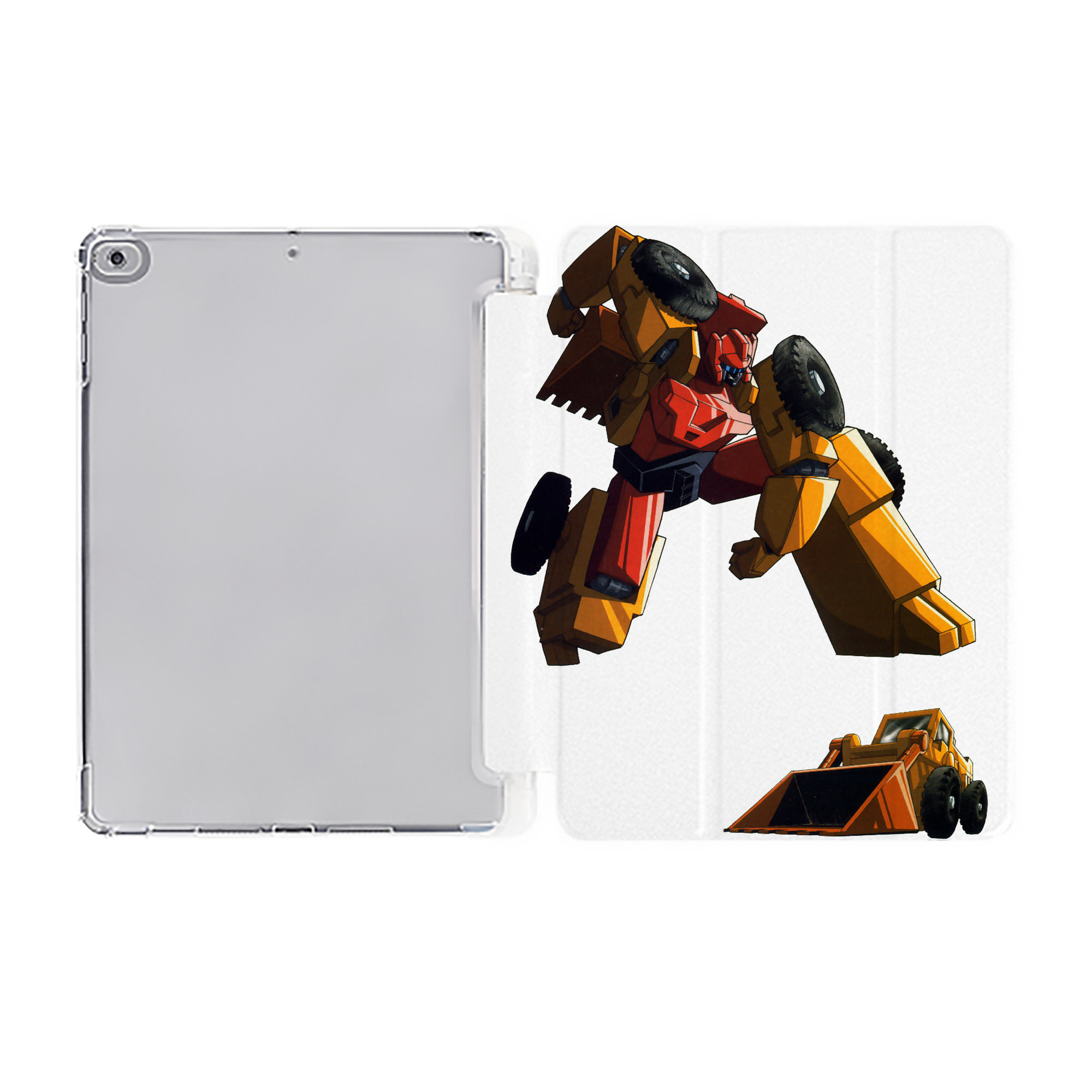 （画像用）  IPad ケース ペン収納付き 三つ折りスタンド PUレザー×シリコン 対応機種9.5/10.5/10.9インチ